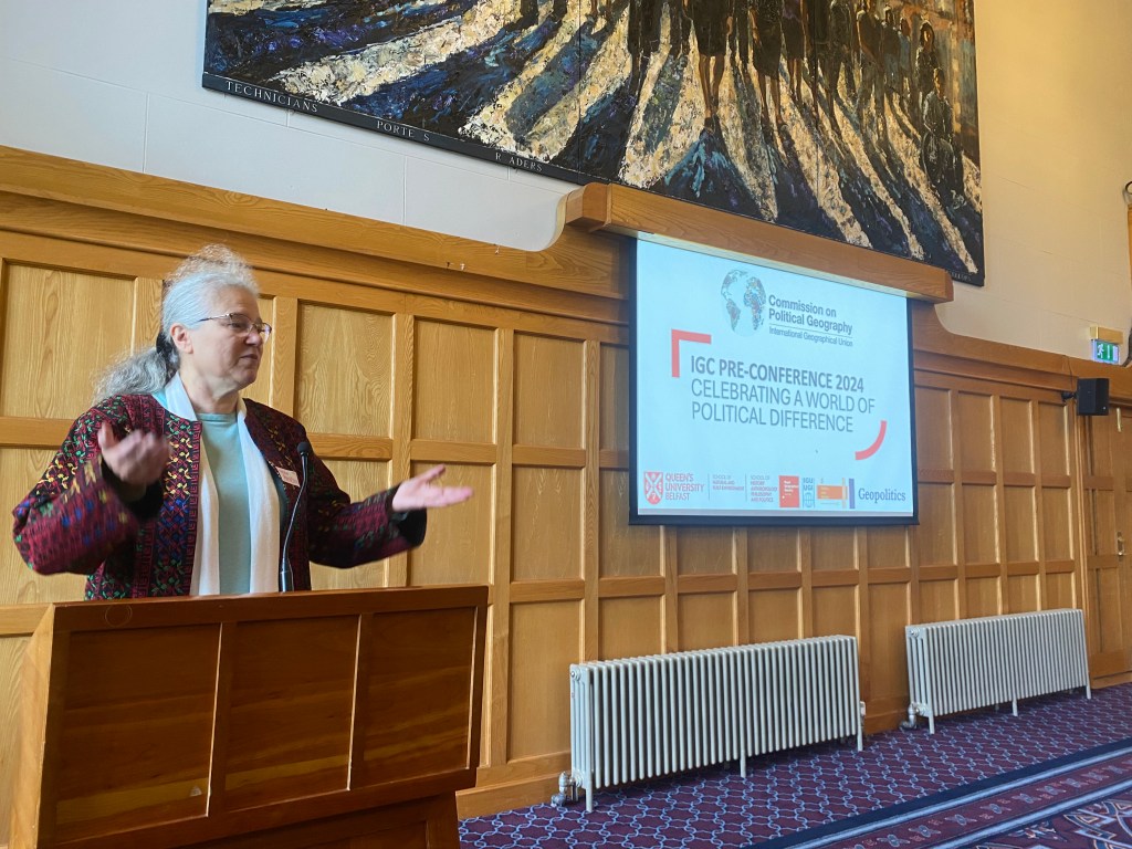 CPG Chair Virginie Mamadouh opens the pre-conference